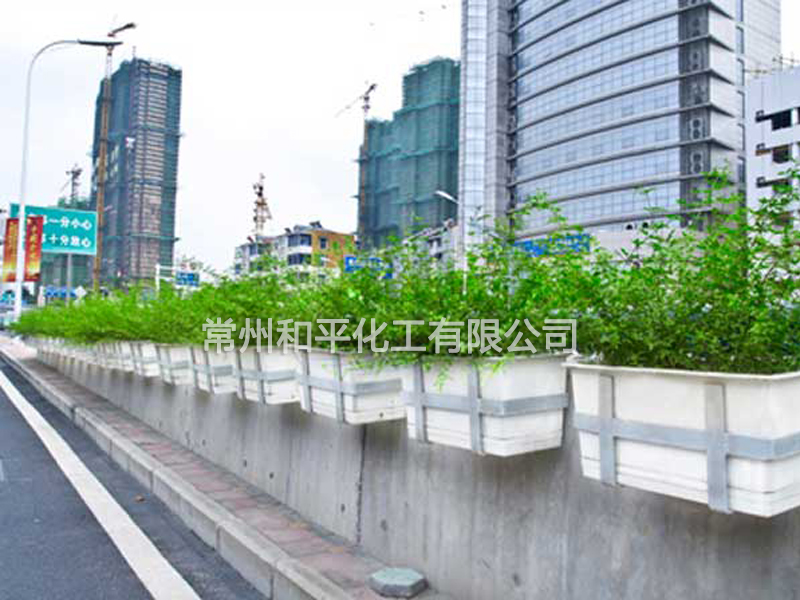 城市绿化玻璃钢花盆